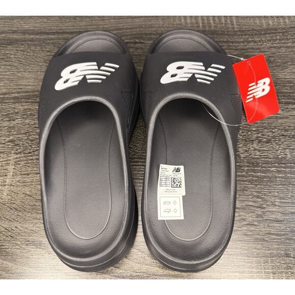 New Balance FuelCell SL Slide Black White Men’s 7 Sandals (S072) main image 4